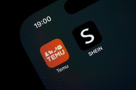 　中国系ＥＣサイト「Ｔｅｍｕ」（左）と「ＳＨＥＩＮ」のアプリのアイコン