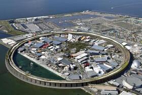 　大阪・関西万博会場＝９月、大阪市此花区の夢洲