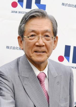 　産業革新投資機構の横尾敬介社長