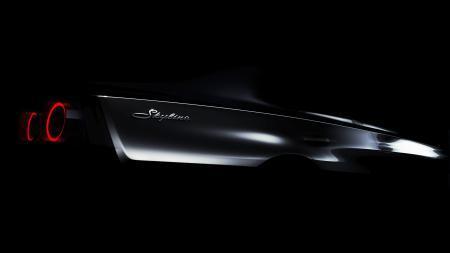 　日産が公開した新型スカイラインの一部（同社提供）