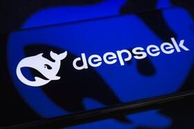 　中国のＡＩ企業、ＤｅｅｐＳｅｅｋ（ディープシーク）のロゴ（ゲッティ＝共同）