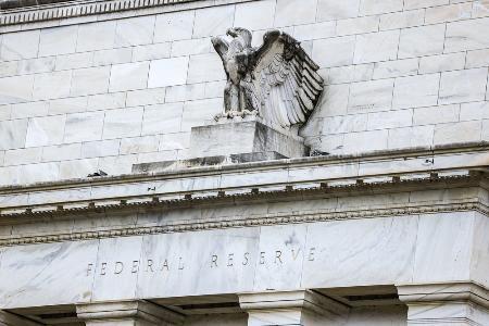 　米ＦＲＢの建物＝２０２４年１０月、ワシントン（ゲッティ＝共同）
