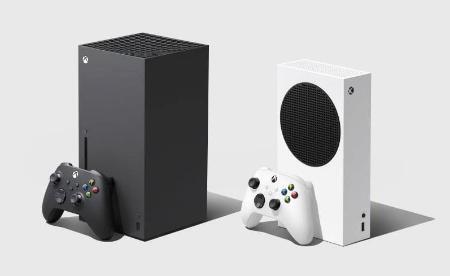 　家庭用ゲーム機「ＸｂｏｘシリーズＸ」（左）と「ＸｂｏｘシリーズＳ」（米マイクロソフト提供）