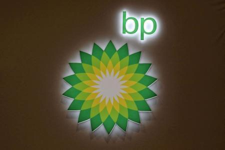 　英石油大手ＢＰのロゴ（ロイター＝共同）