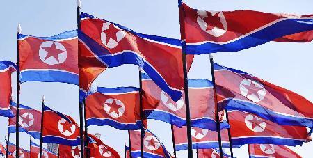 　北朝鮮の国旗