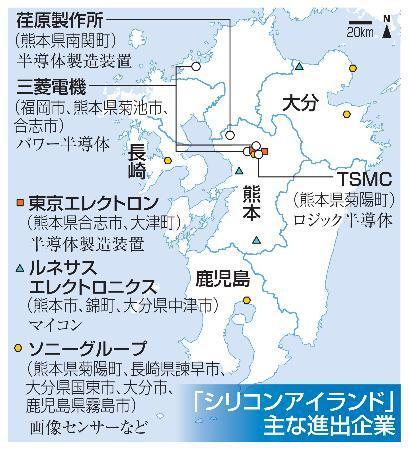 　「シリコンアイランド」主な進出企業
