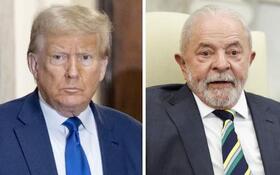 　トランプ米大統領とブラジルのルラ大統領（いずれもゲッティ＝共同）