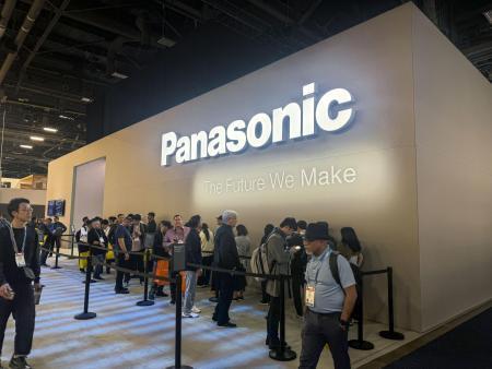 　先端技術見本市「ＣＥＳ」のパナソニックＨＤのブース＝１月、米ラスベガス