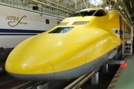 　１月に引退した点検車両「ドクターイエロー」（ＪＲ東海提供）