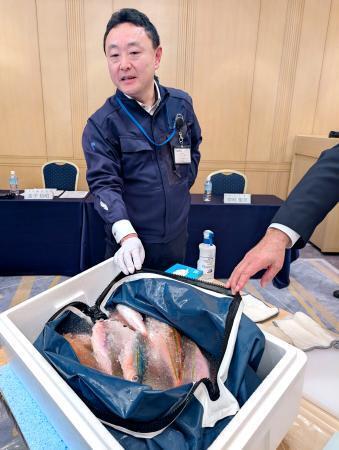 沖縄の魚、東京に空輸　日航、生食できる鮮度維持