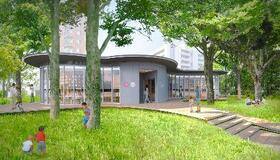 　北海道大の札幌キャンパス内に開設される図書館「こども本の森　札幌・北大」のイメージ（安藤忠雄建築研究所提供）