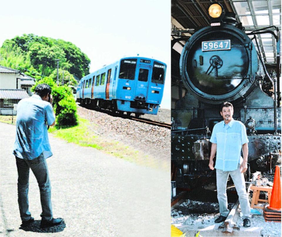 　「撮り鉄の屋鋪」として鉄道ファンに知られている屋鋪要さん