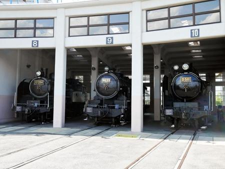 蒸気機関車を２０両も保存。敷地内では実際に動くＳＬに乗車することもできる