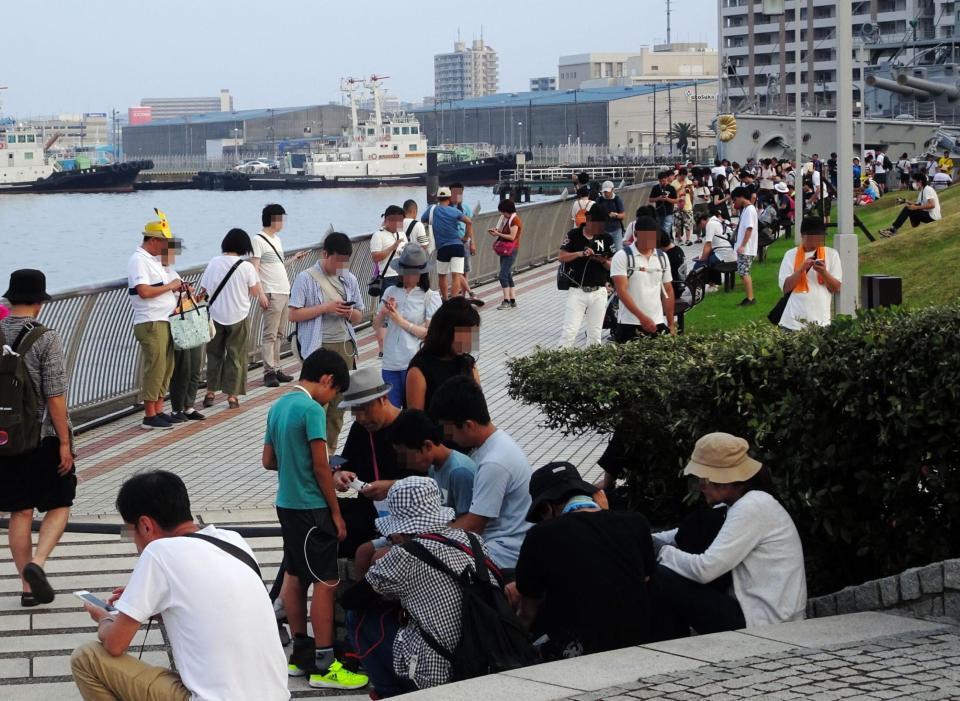 横須賀 ポケモンｇｏ祭り に万人 小泉進次郎氏のヨコスカ愛さく裂 目立つ中高年 ライフ 社会総合 デイリースポーツ Online