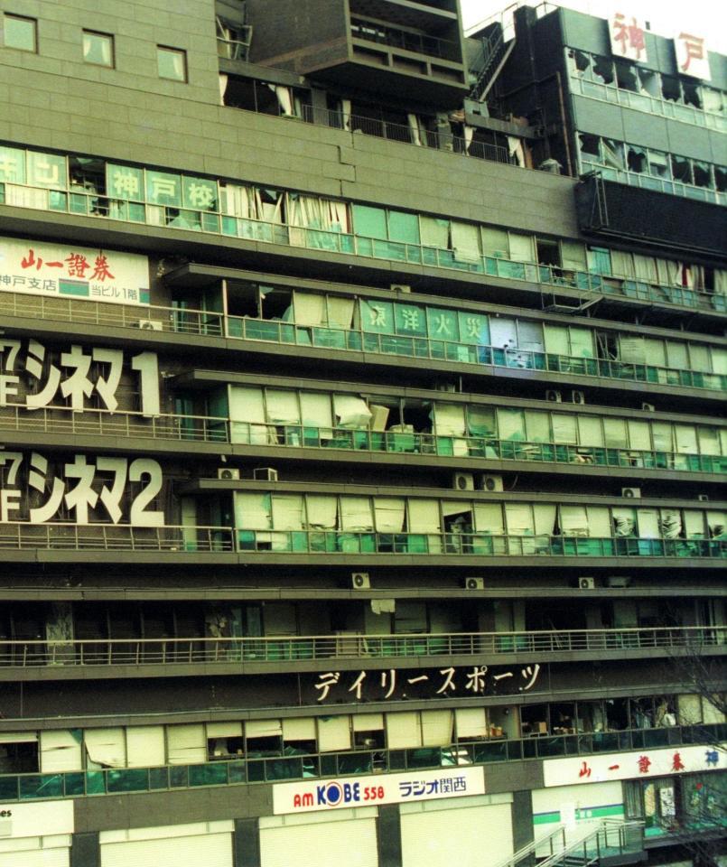 ９５年１月、震災直後の神戸新聞会館…中江記者は言葉を失ったという