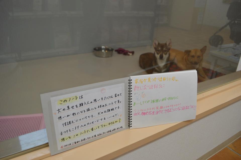 「ペットを売らないペットショップ」Pet Life Potter には犬の幸せを願う人たちの“想い”が綴られたノートがある