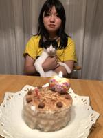 　お誕生日のお祝いをしてもらったよ