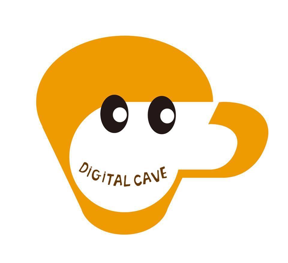 イベントスペース「Digital Cave（デジタル・ケイブ）」のロゴマーク（本人提供）