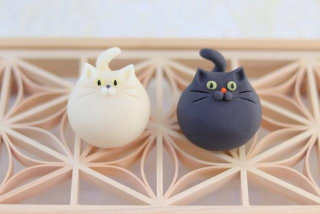 「仕事がら飼えないので、気持ちを解放するため作りました」→誕生した「猫の和菓子」がかわいさ爆発！