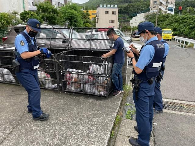 証拠・現場を保全するため、警察官が駆け付けるまで一切触ってはいけないという（浦川さん提供）