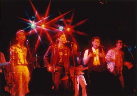 1981年、結成当初のザ・シーサイドブレイカーズ