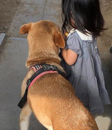 女の子に懐いていると見せかけて…（提供写真）