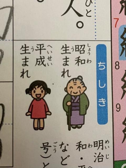 今の小学生の「昭和生まれ」に対するイメージってこれ！？漢字ドリルのイラストに動揺する人たち
