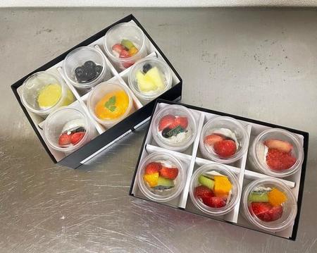 岐阜県「飛騨フルーツ大福・飛騨屋」による「飛騨フルーツパフェ大福」