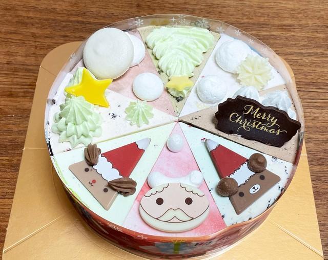 今年のサーティワン アイスクリームのアイスクリームケーキ「クリスマス パレット8」