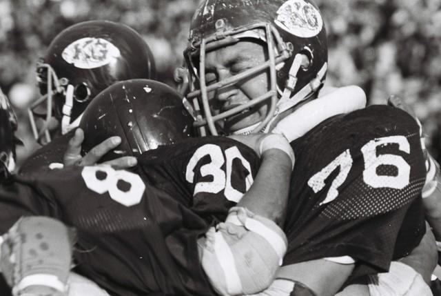 1976.11.21　関学-京大　万博記念公園球技場（山岡丈士さん撮影）