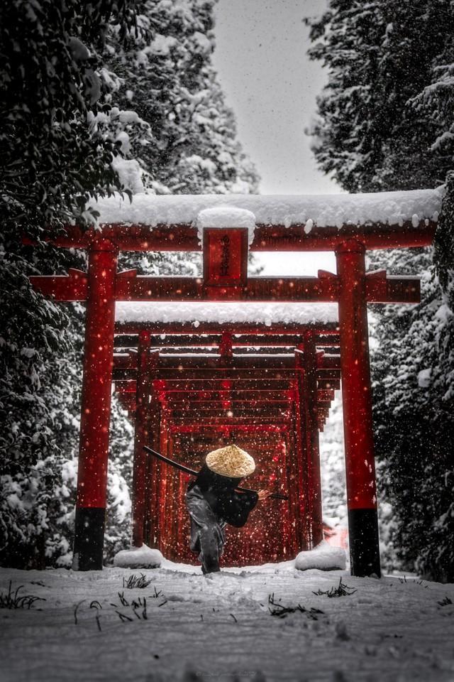 「遂にサムライになれました」とSNSに投稿された写真＝Tatsuki Ito| ta2funk.eth ᵍᵐさん（@ta2funk）提供