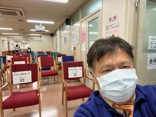 パンヂー陳こと陳明裕さんも医療従事者として、3回目のワクチンを接種した