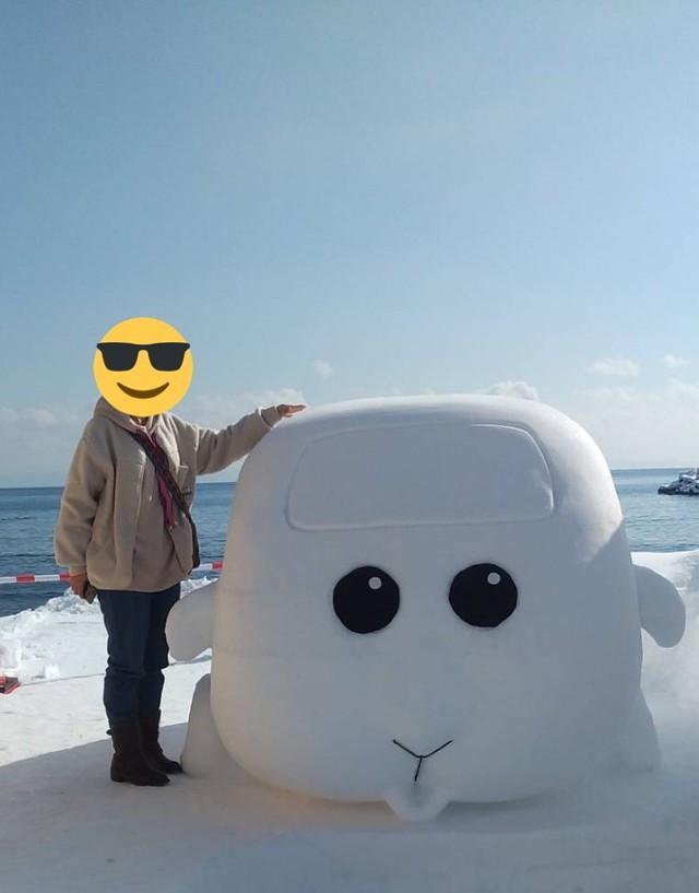 かわいすぎて感動 北海道の郵便局長が作った すみっコ と モルカー の雪像が話題 すごい完成度 ひとり雪まつりだ ライフ 社会総合 デイリースポーツ Online