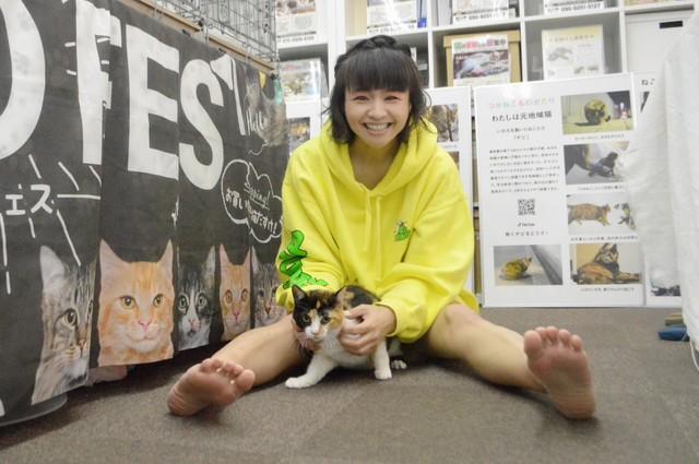 保護猫の譲渡会に足を運んだmisonoさん