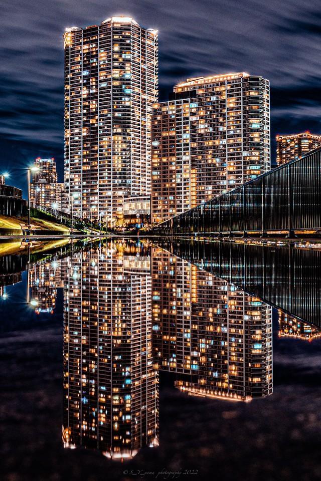 豪雨の後の東京夜景がカッコよすぎると話題に（@S_Y_yamaさん提供）