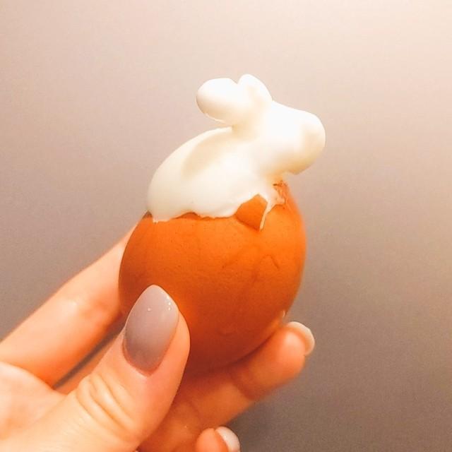 ゆで卵からウサギが生まれた!? 何これ、かわい過ぎて食べられない…「まさにイースター」