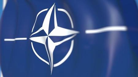 北大西洋条約機構（NATO）の旗（Alexey Novikov/adobe.stock.com）