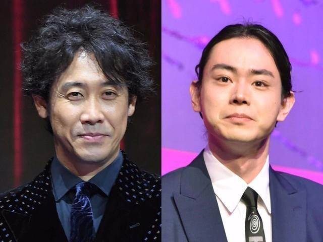 大河ドラマ「鎌倉殿の13人」に出演している大泉洋さん（左）と菅田将暉さん