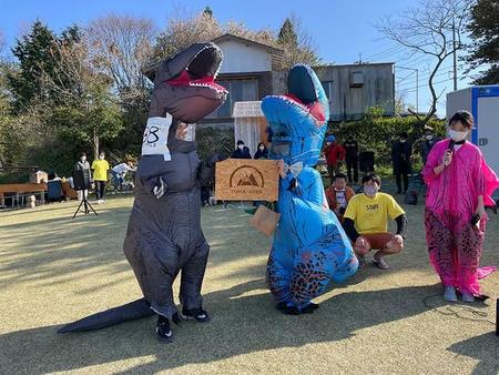 過去の「ティラノサウルスレース」の様子（写真提供：ティラノサウルスレース大山）