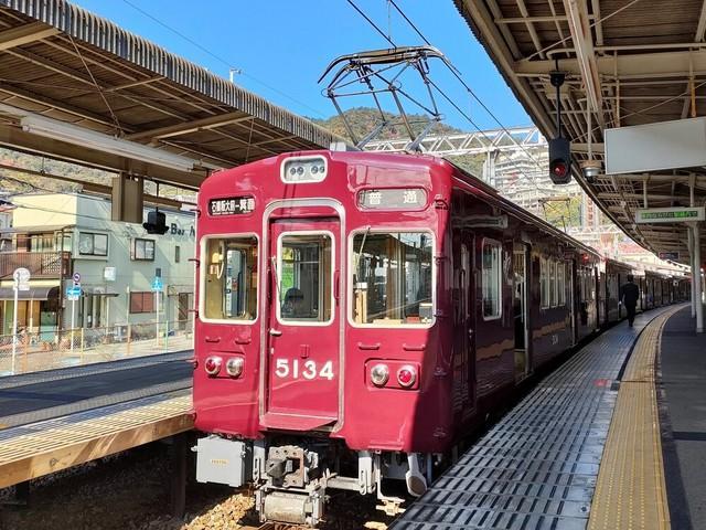 箕面線は石橋阪大前～箕面間の区間普通が基本だ