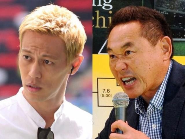 熱のこもった解説で注目を集める本田圭佑（左）と絶叫解説で長年活躍してきた松木安太郎さん