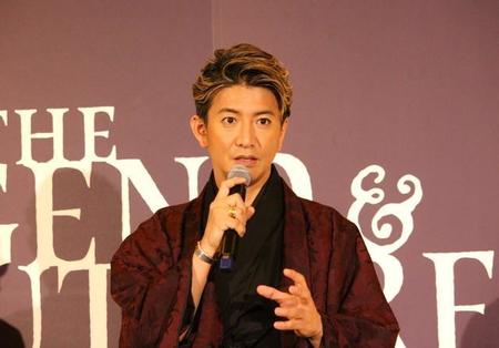 時代劇やスタッフへの熱い思いを語る木村拓哉さん＝2023年1月23日、京都市内