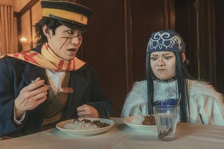 「アシㇼパさん、それ食べてもいいオソマだから」…表情が完璧！(撮影：RYUさん@RYU_MADEINJAPAN)