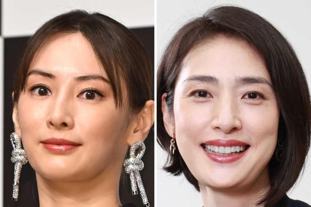 北川景子（左）さんと、天海祐希さん