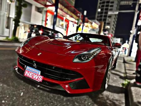 九条さんのフェラーリF12（提供画像）
