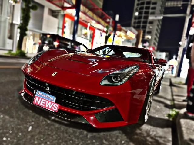 九条さんのフェラーリF12（提供画像）