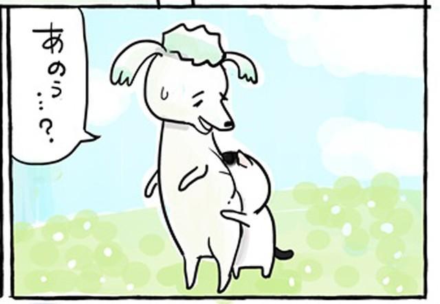 【漫画】亡くなった猫と先代の犬が天国で再会！　「大好きなんだなぁ」「懐かしすぎて泣いちゃう」
