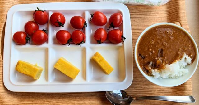 よく見るとカレーの配分も独特？（伊藤雄一さん提供）