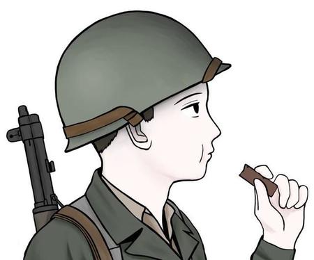 「不味く作られたチョコ」って！？　アメリカで開発された軍用チョコレートの解説イラストが分かりやすい