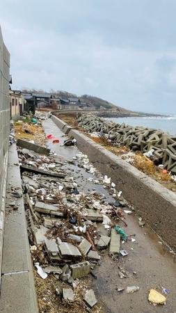 津波5m近く来ていた？「震度7」大津波警報の志賀町の漁村に残る爪痕　超高齢化で人手足らず「報道なく気付かれないままに」懸念